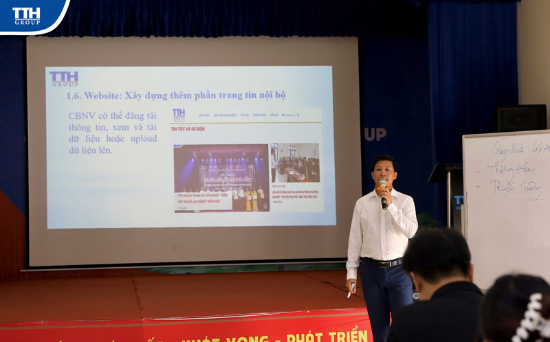 chiều ngày 8/7 vừa qua,  TTH Group tiếp tục tổ chức buổi đào tạo văn hóa doanh nghiệp