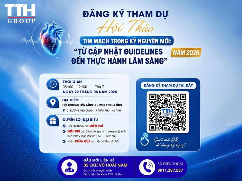 Thời gian và địa điểm tổ chức hội thảo khoa học tim mạch năm 2026