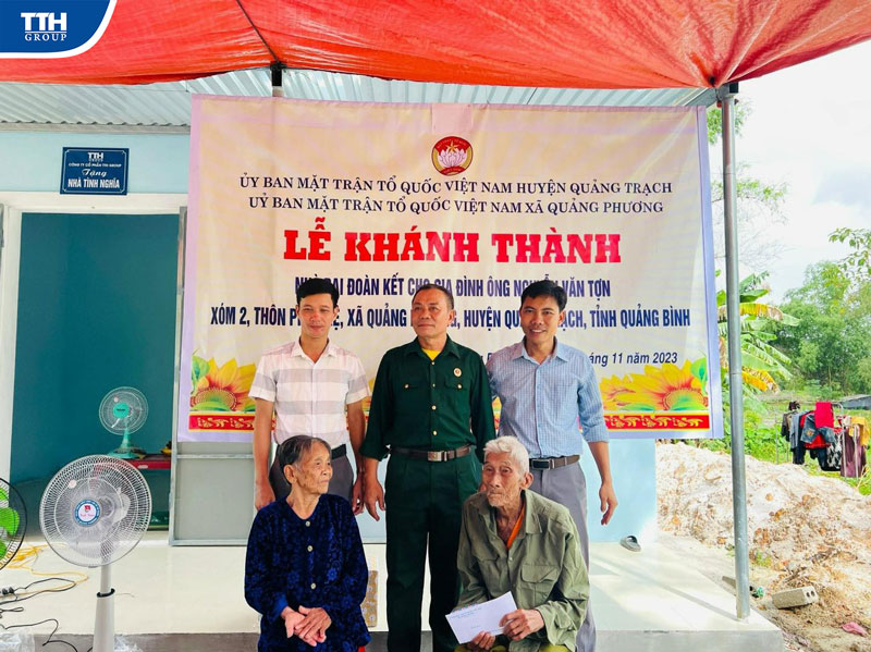 Lễ Bàn giao nhà tình nghĩa cho gia đình ông bà Nguyễn Văn Tợn