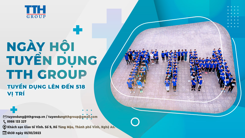 “Ngày hội tuyển dụng TTH Group” tại khu vực Nghệ An