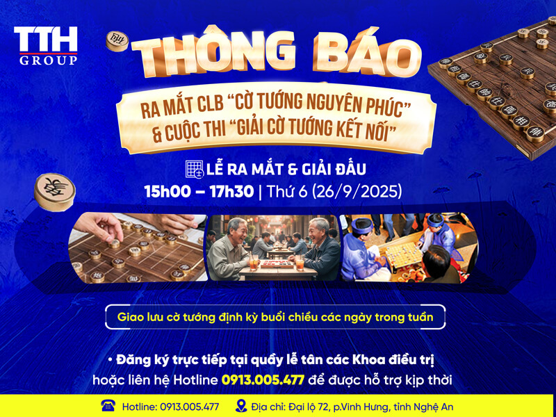 CÂU LẠC BỘ CỜ TƯỚNG NGUYÊN PHÚC VÀ TỔ CHỨC GIẢI ĐẤU “CỜ TƯỚNG KẾT NỐI”