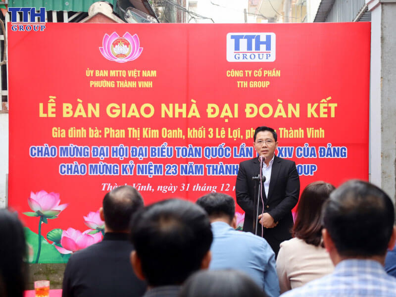 TTH GROUP TỔ CHỨC LỄ BÀN GIAO NHÀ THIỆN NGUYỆN